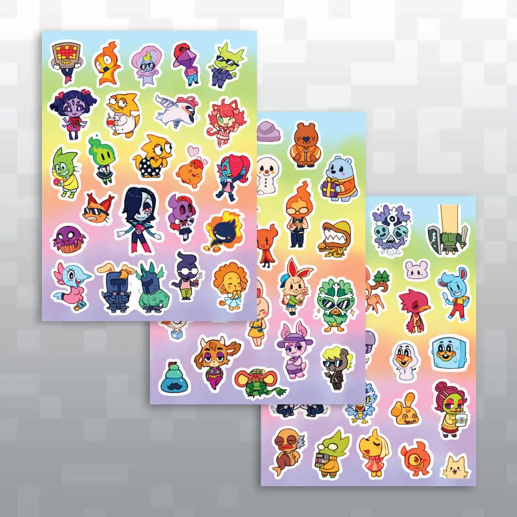 New Friends Sticker Sheets Set 1 1