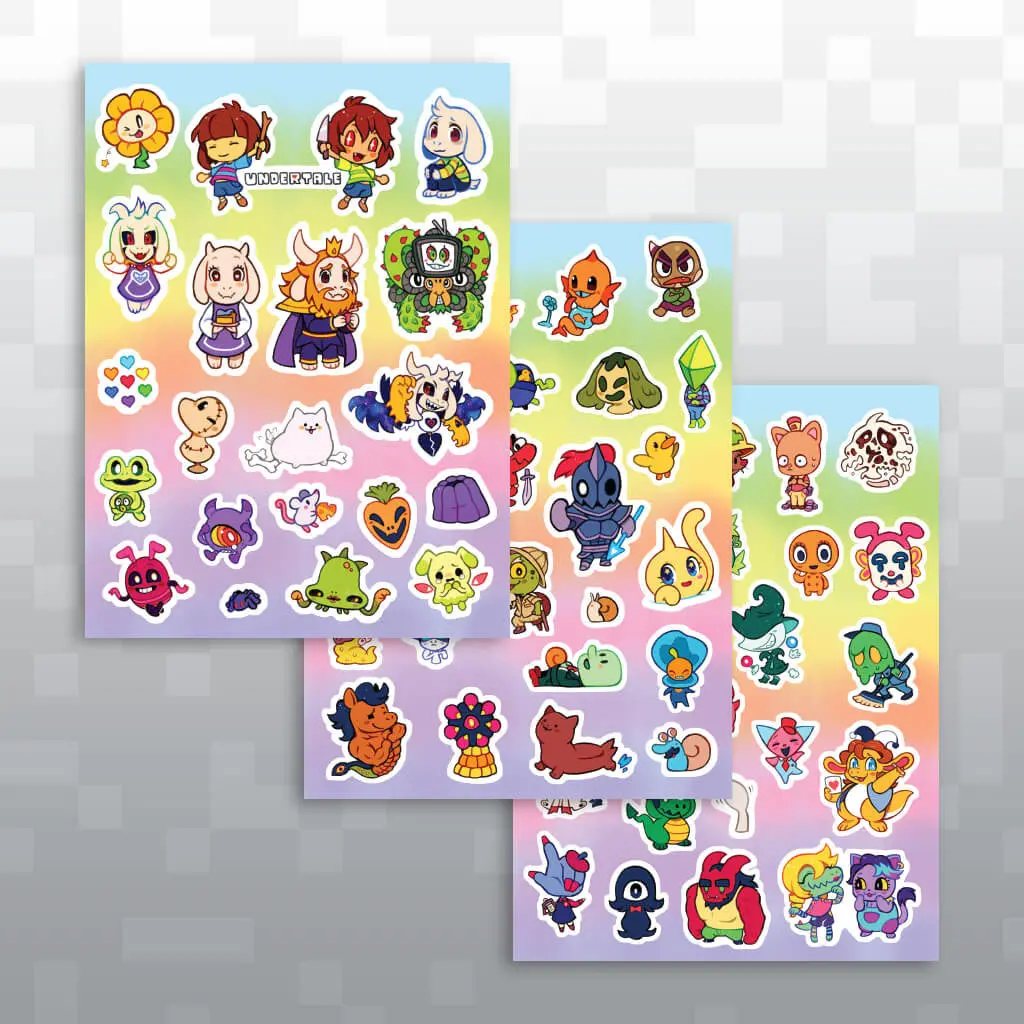 New Friends Sticker Sheet Set A 1