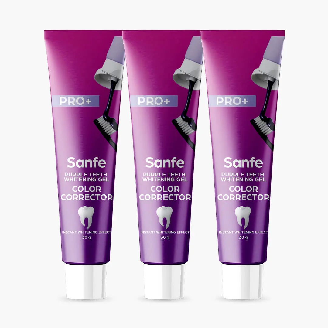 Purple Teeth Whitening Gel (Pack Of 3) 1