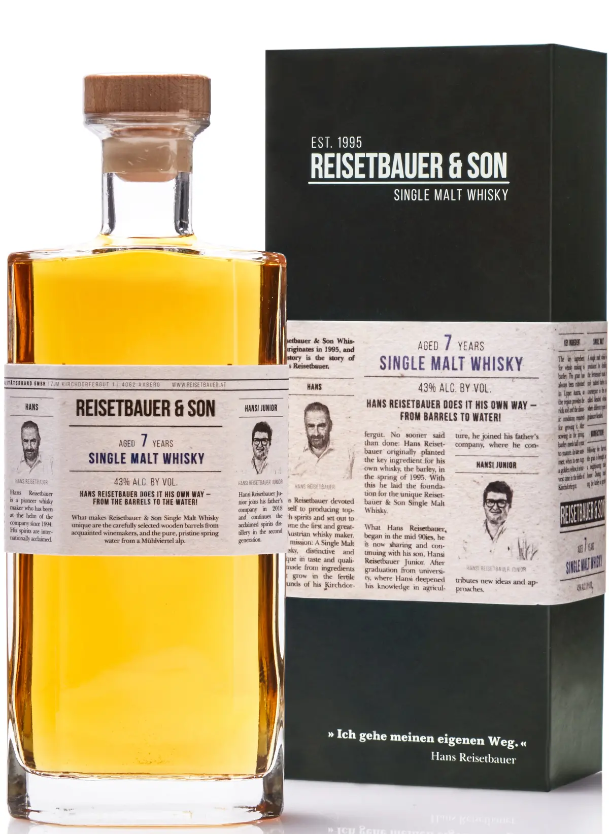 Reisetbauer & Son Single Malt Whiskey 7 Year Old 750Ml 1