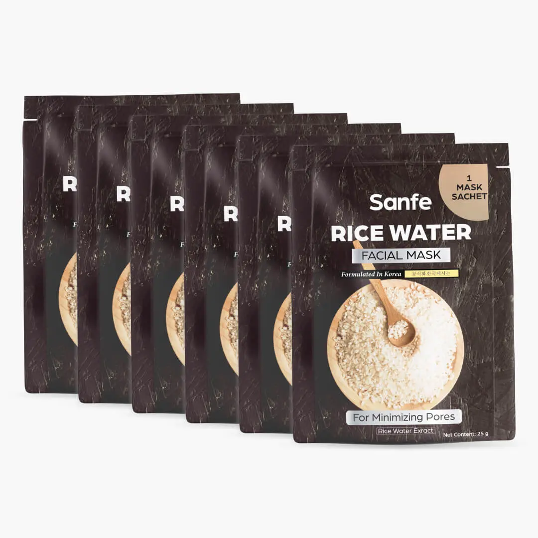 Rice Water Facial Mask (Pack Of 6) 1