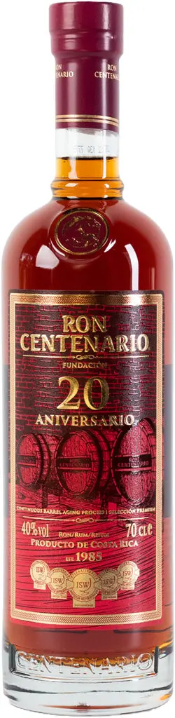 Ron Centenario Rum Fundacion 20 Aniversario 750Ml 1