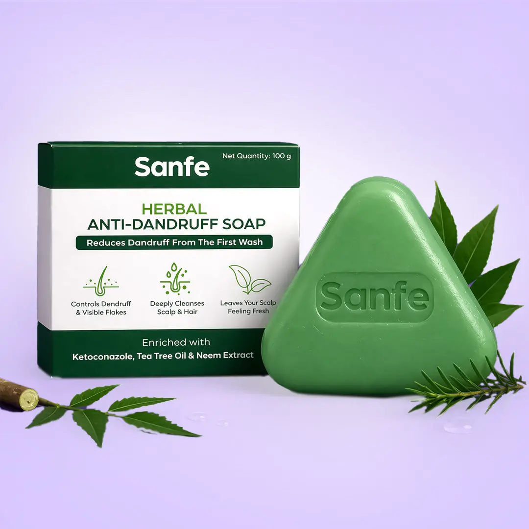 Sanfe Herbal Anti-Dandruff Soap 1