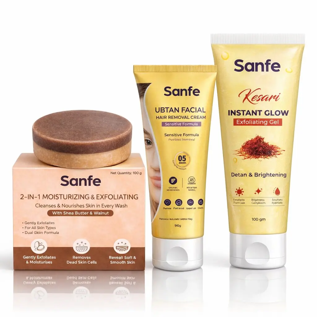 Sanfe Instant Glow & Smooth Skin Combo 1