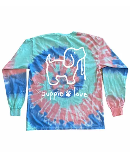 Taffy Tie Dye Pup, Youth Ls 1