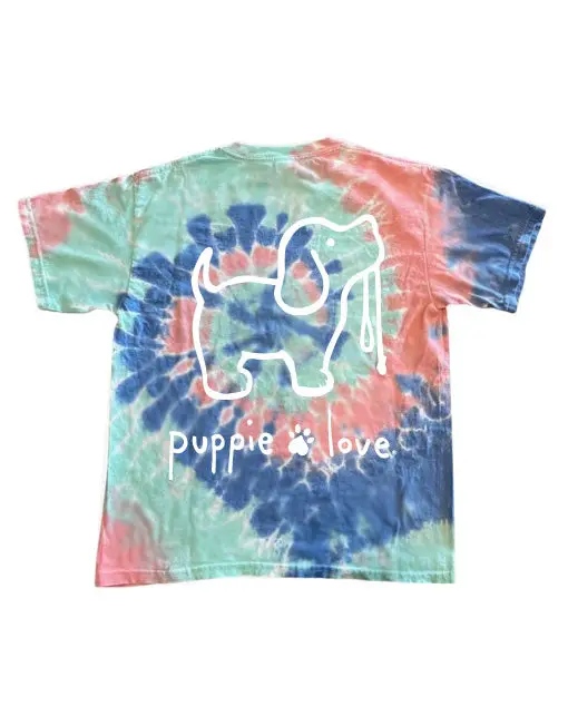 Taffy Tie Dye Pup, Youth Ss 1