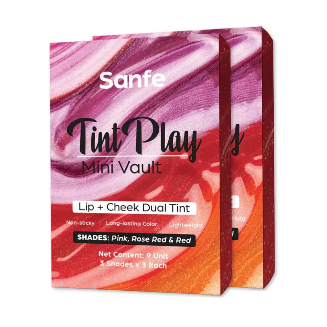 Sanfe Tint Play Mini Vault - Earbud Lipstick (Pack Of 2) 1