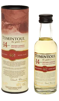 Tomintoul Single Malt Scotch 14 Year Old 50Ml 1