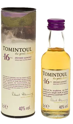 Tomintoul Single Malt Scotch 16 Year Old 50Ml 1