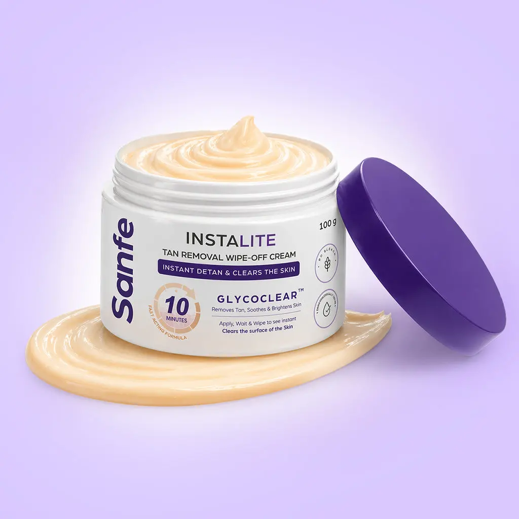 Instalite Wipe Off Detan Body Cream 100Gm 1