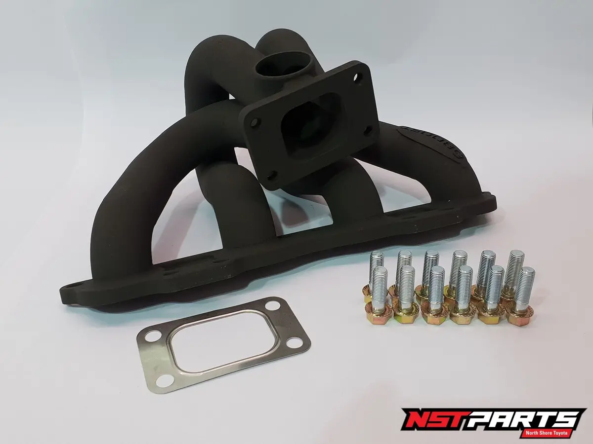 6Boost Sr20 T3-Single Entry Turbo Exhaust Manifold – Rwd-Specific Cast Iron Design 1