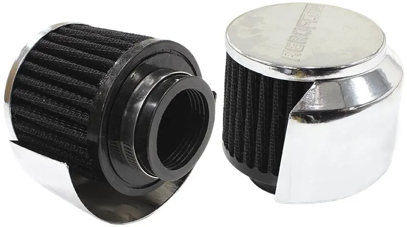 Chrome Clamp-On Engine Breather Assembly With Protective Chrome Shield – Af2871-1514 1