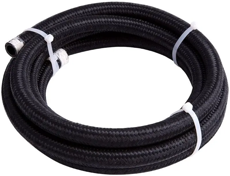 450 Series Lightweight Black Braided Hose – -7An, 3-Meter Length (Af450-07-3M) 1