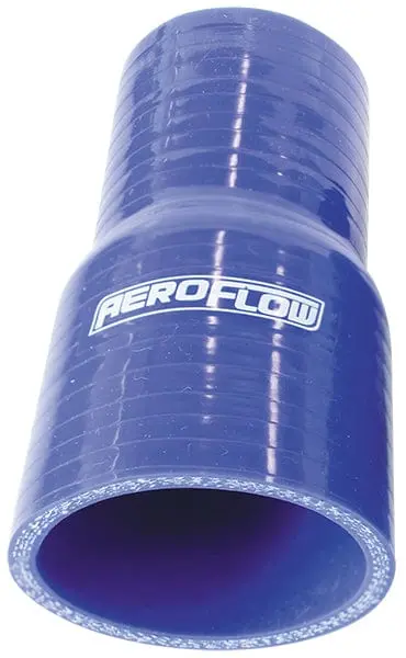 Gloss Blue Straight Silicone Reducer Hose: 1-1/4" (32Mm) To 1-1/8" (28Mm) 1