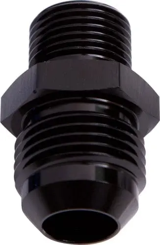 Earl'S Af729-04Blk M10×1.5 To -4An Metric-To-Flare Adapter Fitting 1