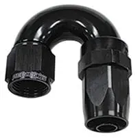 150 Series -16An Full-Flow Swivel Hose End – 180° Tapered Design Af159-16Blk 1