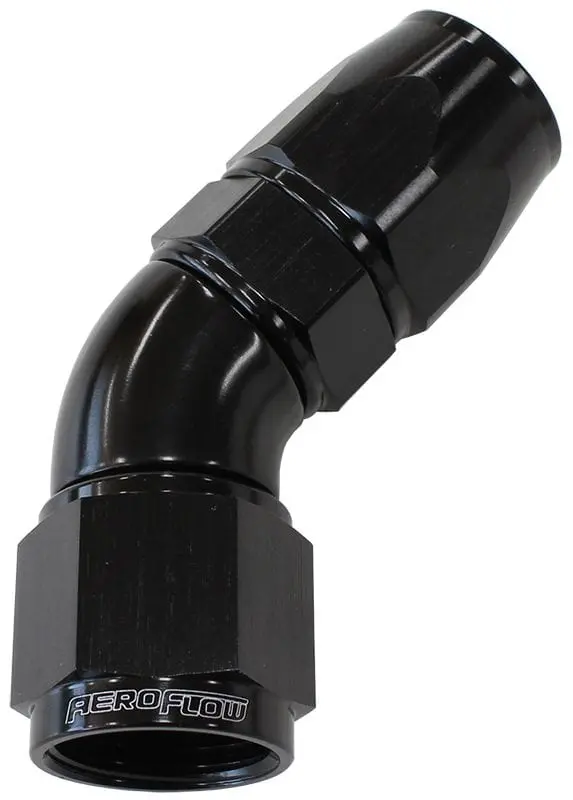 Aeroquip 570 Series Ptfe 45° An Fitting – -20An Black Hose End (Af572-20Dblk) 1