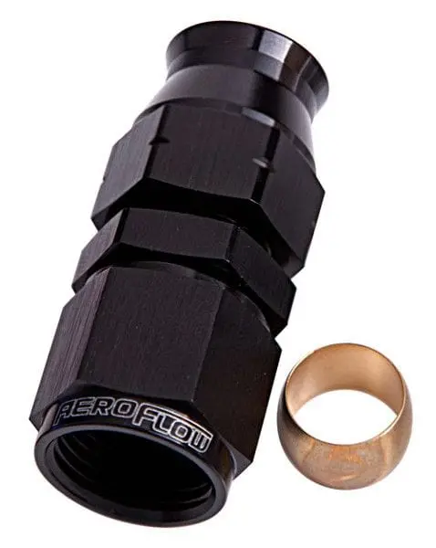 Af109-04Blk 1/4" Tube To -4 An Female Adapter – Black Anodized 1