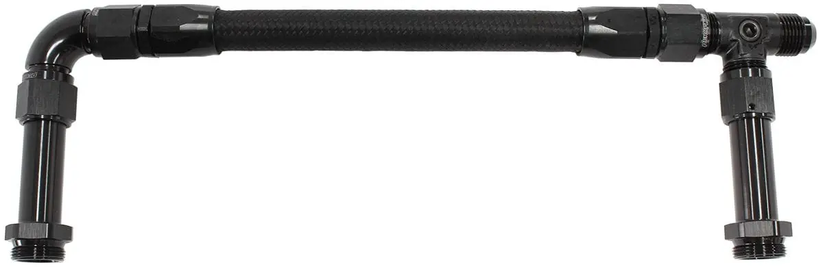 Af162-08Blk -8An Black Anodized Carburetor Inlet Rail Kit For Dominator Carbs 1