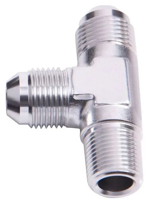 Earl'S Af826-03S 1/8" Npt To -3An Stainless Steel Tee Fitting 1