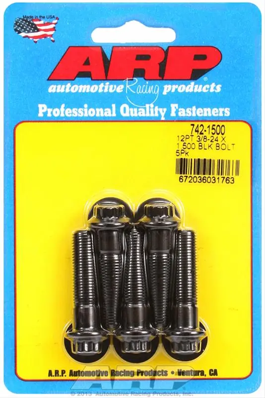 Arp 742-1500 Chromoly Steel Bolts – Grade 8+ Strength, Heat-Treated 1