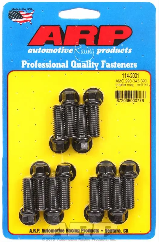 Arp 114-2001 Chromoly Intake Manifold Bolt Kit – Torque-Optimized Fastening System 1