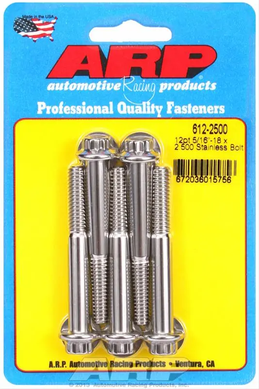 Arp Stainless Steel Engine Bolts Kit – 612-2500 1