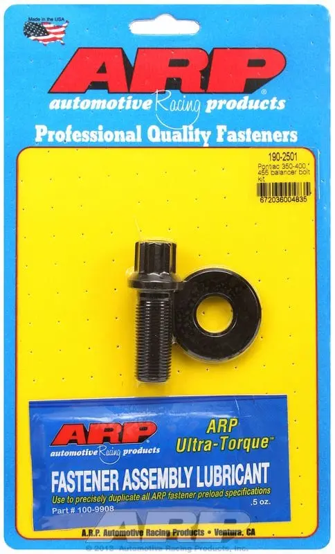 Ar190-2501 12-Point Harmonic Balancer Bolt – Black Oxide Coated 1