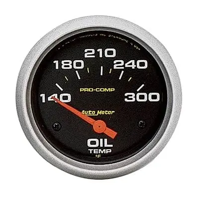 Autometer Pro-Comp Analog Gauge Set – Street & Track Use, 2-1/16" (5447) 1