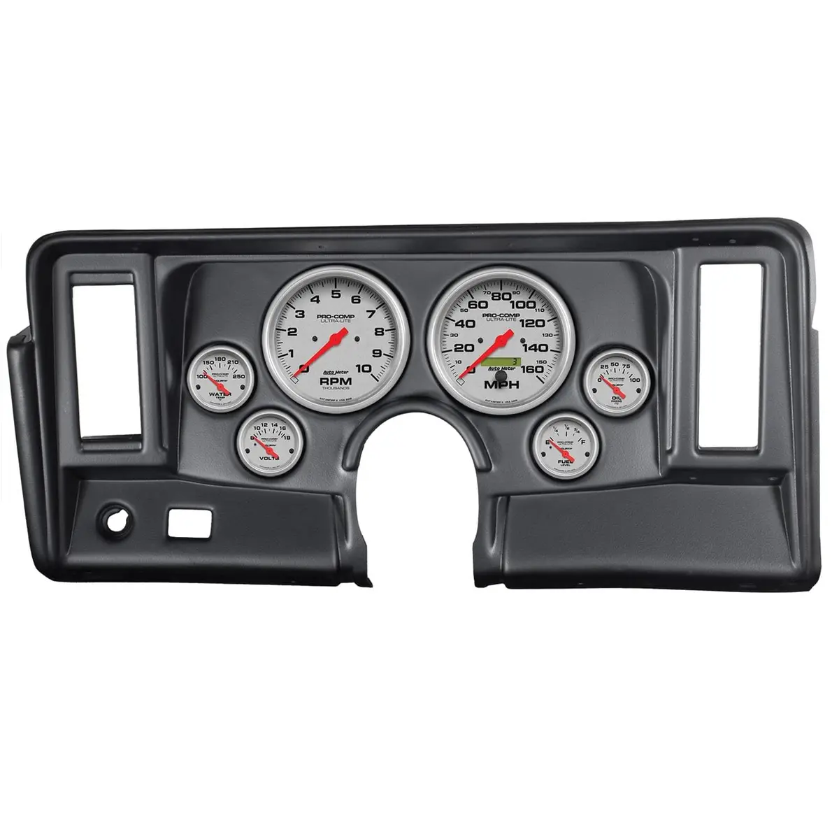 Autometer Ultra-Lite 7024-Ul Gauge Cluster For Custom Dash Installations 1