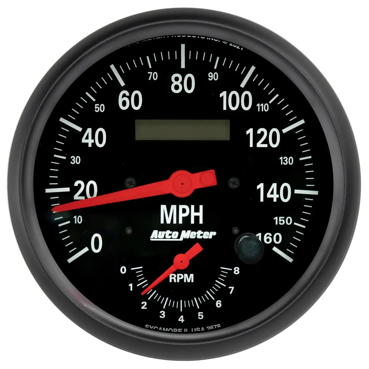 Autometer Z-Series 2678 Analog Gauge Kit – 3-Inch, Electric, Black Dial W/ White Needle 1