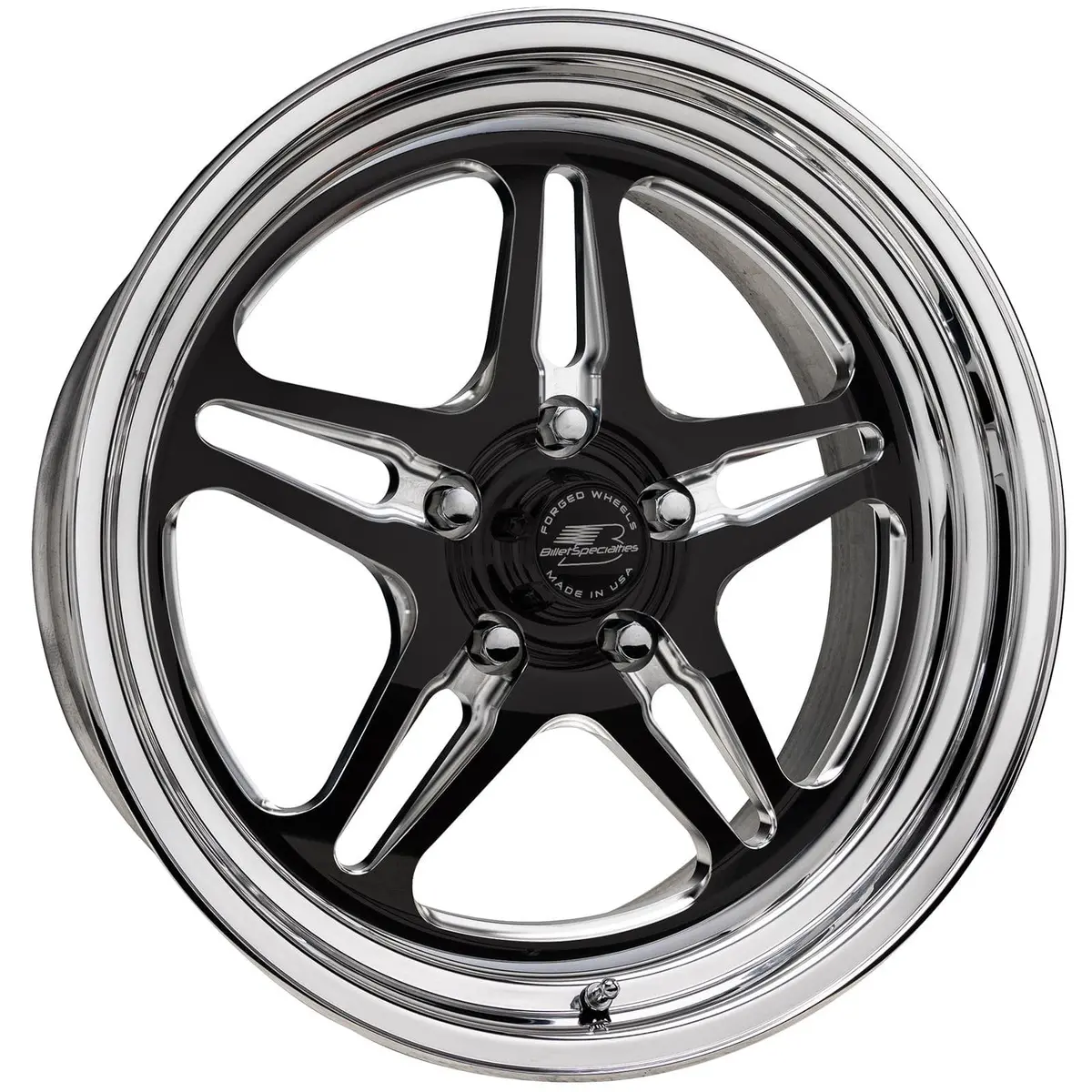 Billet Specialties Amc45 Lonestar Black Satin Custom Wheel – Amcb45560 1
