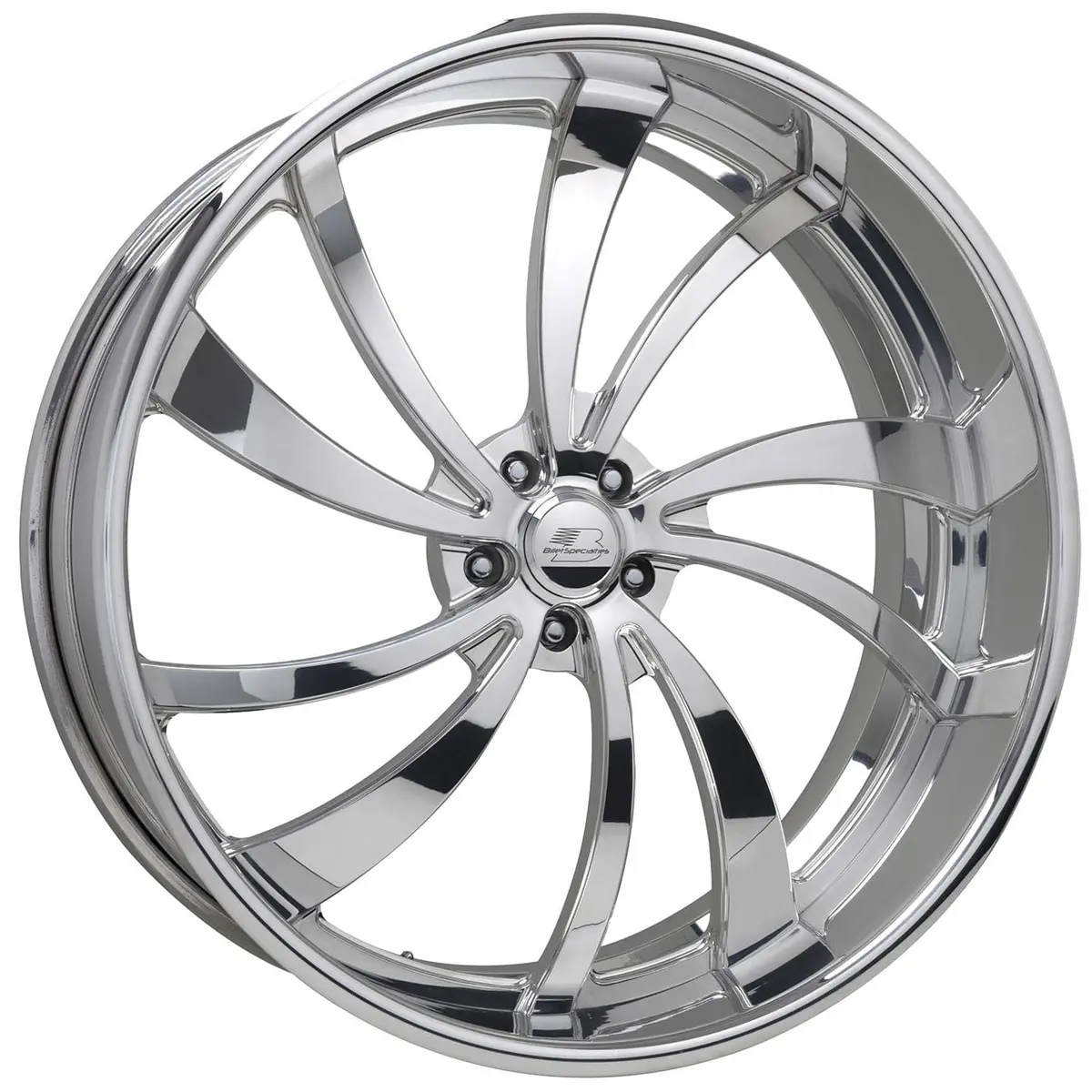 Billet Specialties Dt84242 Blvd Series Wheel – 24" Diameter, Polished Aluminum, Custom-Ordered Fitment 1