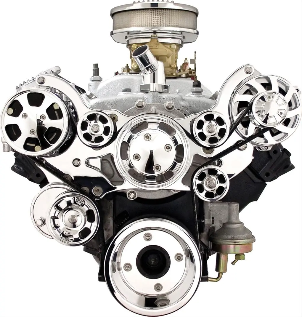 Billet Specialties Tru Trac Serpentine Drive System With A/C Integration – 14920A 1