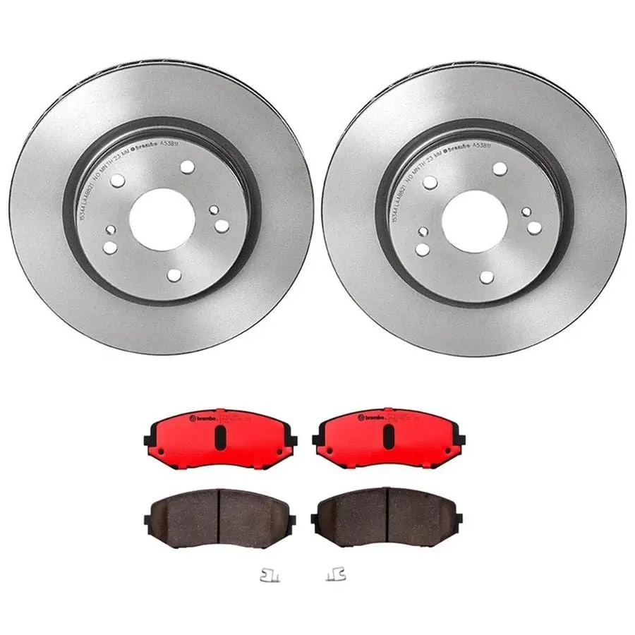 Brembo Brake Kit – Front Disc Pad & Rotor Assembly For Enhanced Stopping Power 1