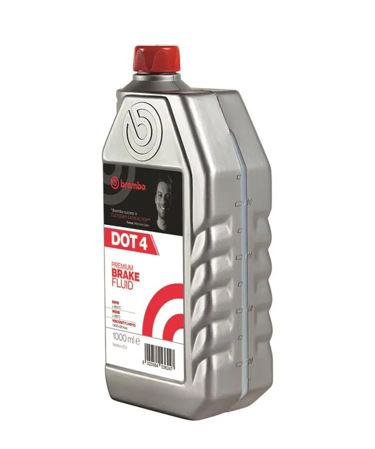 Brembo Dot 4 High-Performance Brake Fluid – 1-Liter Bottle 1
