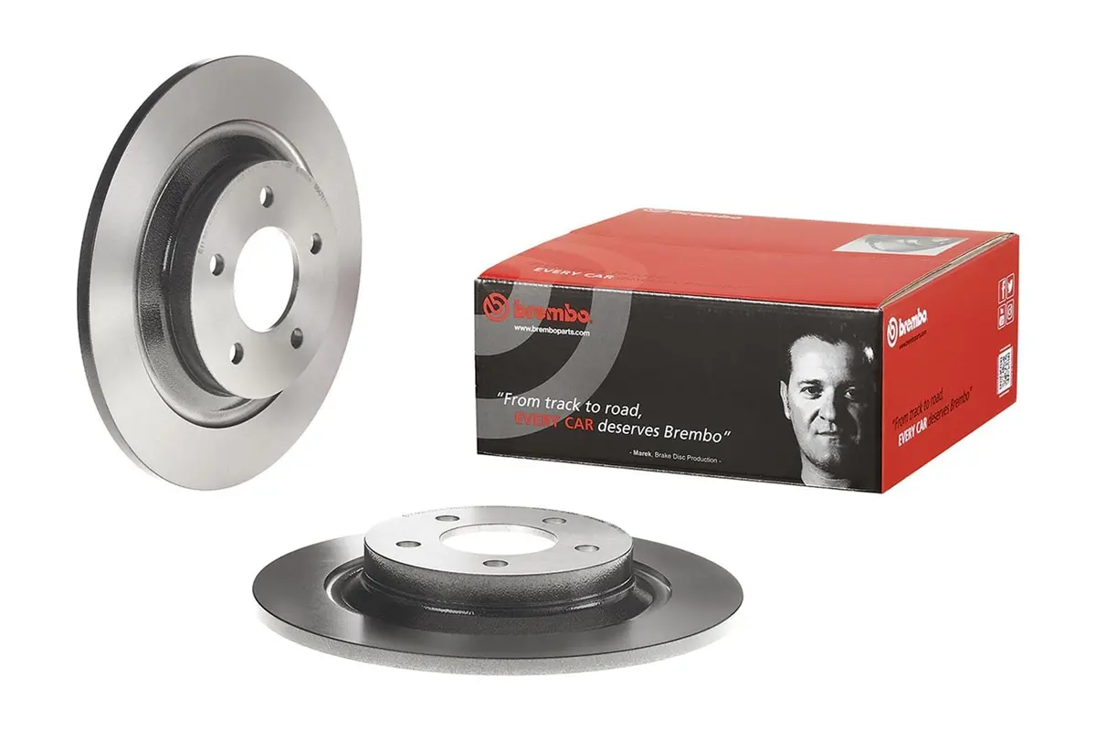 Brembo 08.A711.11 Uv-Coated Premium Brake Rotors – Enhanced Corrosion Resistance 1