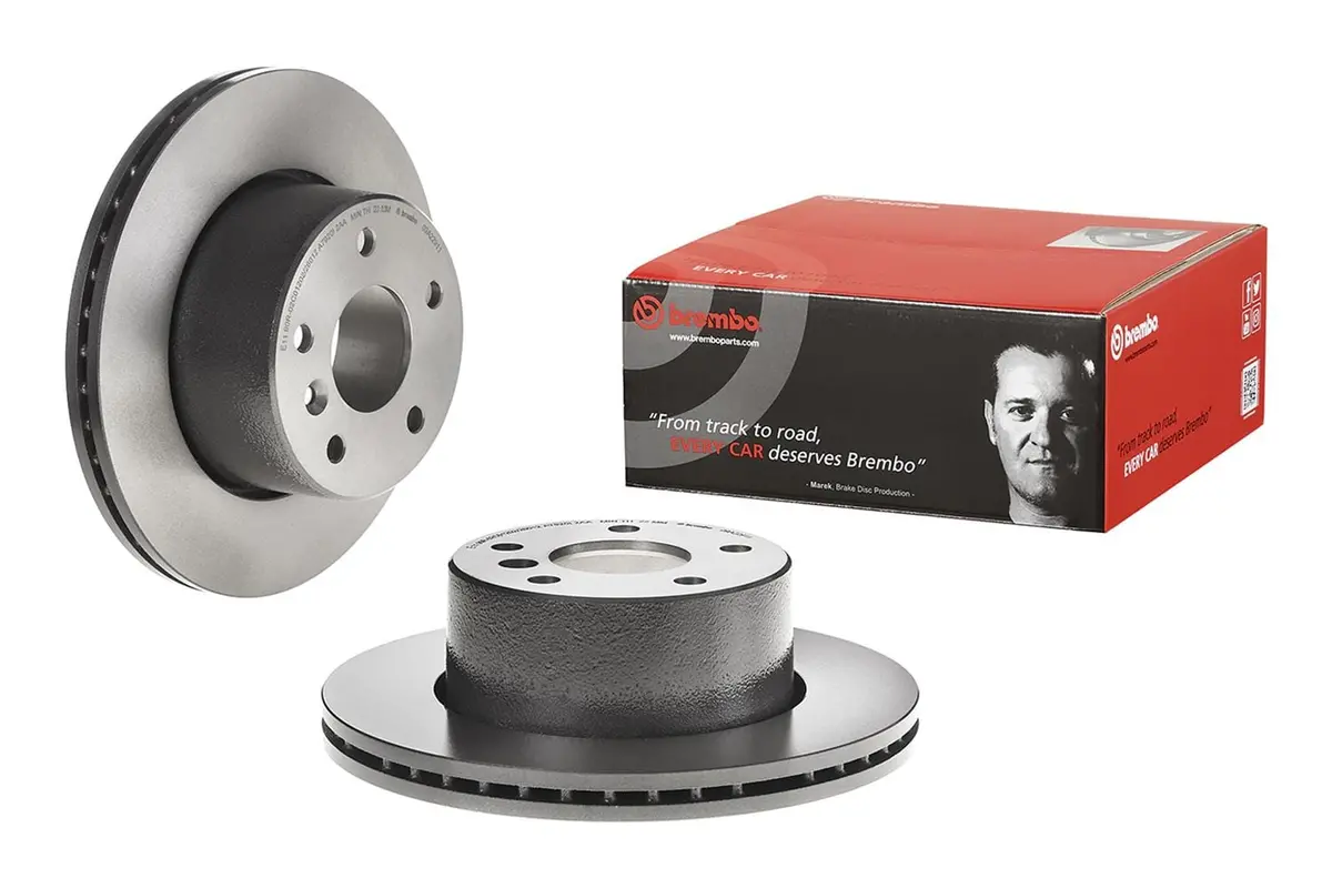 Brembo Uv-Coated Premium Brake Rotors – Front, 09.A229.11 1