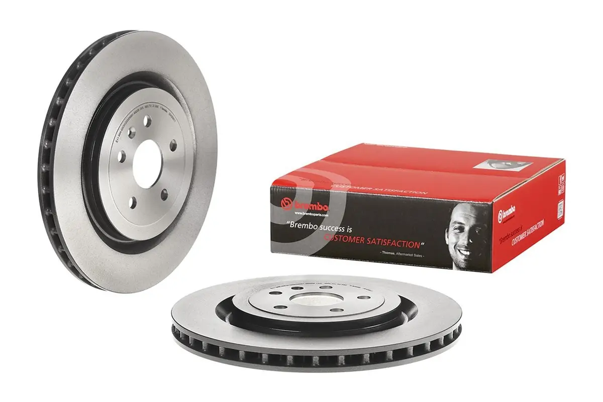 Brembo Uv-Coated Premium Brake Rotors – Enhanced Corrosion Resistance, 09.D276.11 1