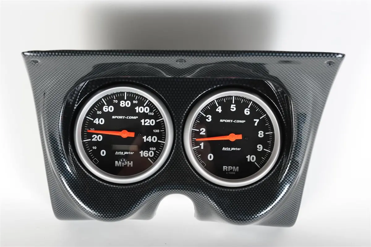 Classic Thunder Road 410670173 Instrument Panel W/ Autometer Gauges – Retro Dash Assembly 1