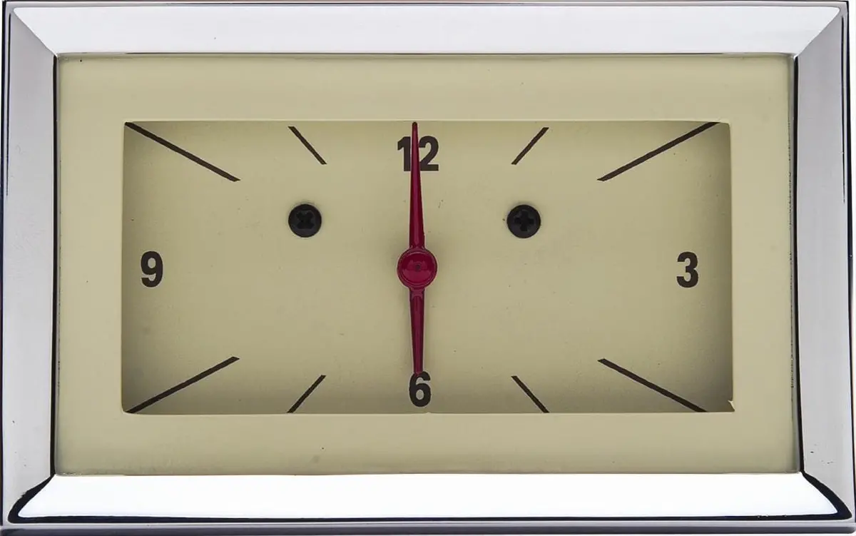 Classic Instruments 1957 Chevy Electric Clock – Vintage-Style Dashboard Timepiece 1