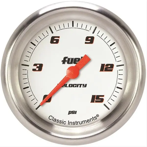 Classic Instruments Velocity Series White-Analog Gauge Kit – Vs345Wapf 1