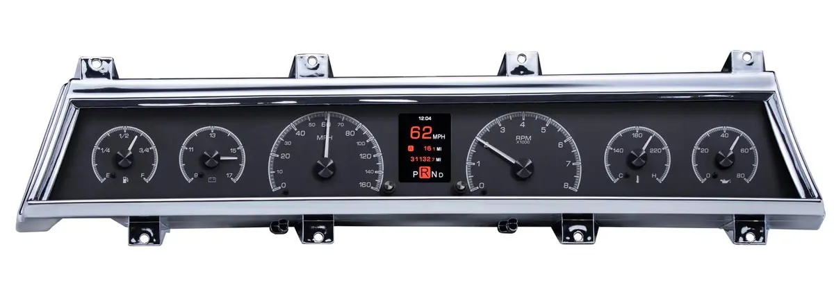 Dakota Digital Hdx-66C-Cvl-K Direct-Fit Analog Gauge System 1