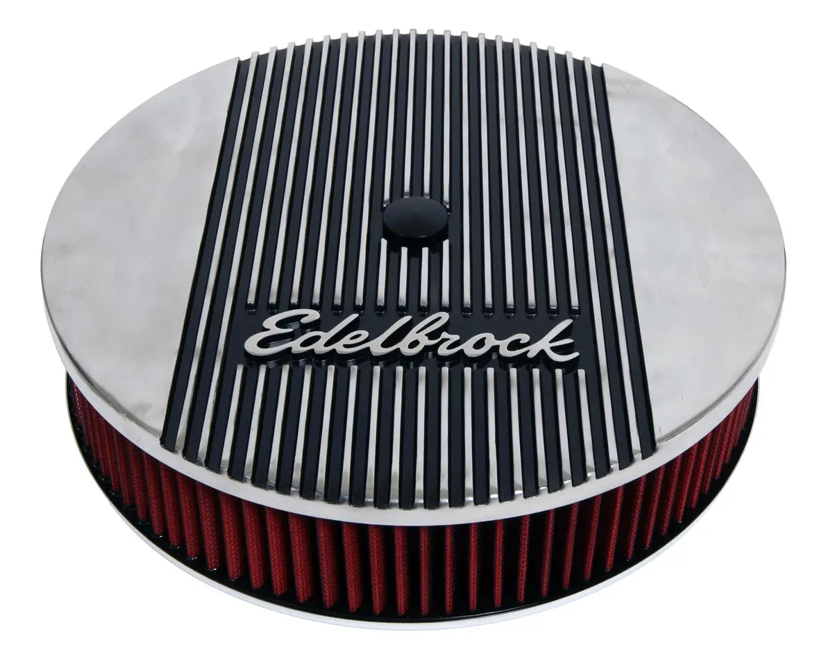 Edelbrock Elite Ii Air Cleaner Assembly – 14-Inch Dual-Filter Design, 4268 1