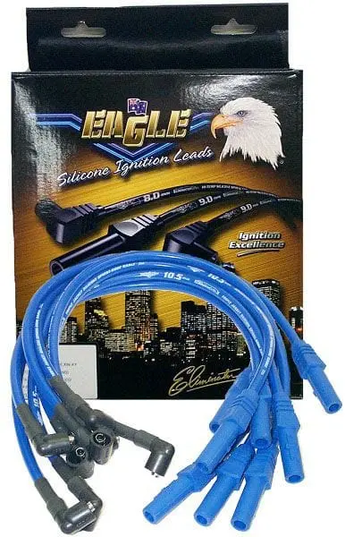 Eliminator Series Ii Ele1056625 10.5Mm Spark Plug Wire Set – Blue Insulated High-Energy Ignition Leads 1