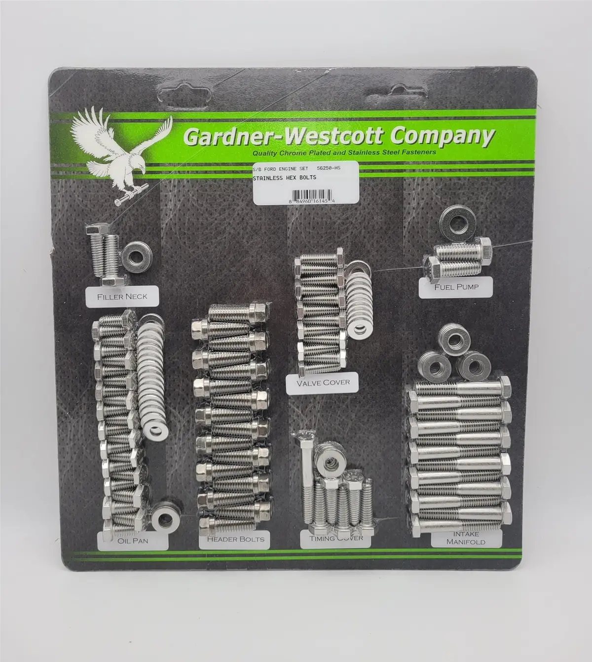 Gardner-Westcott 56250-Hs Engine Dress-Up Bolt Kit – Polished Stainless Hardware For Show-Quality Finishes 1