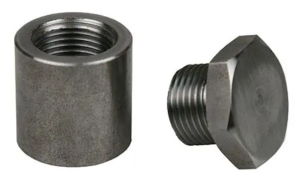 1-Inch Extended O2 Sensor Bung And Plug – Weld-On Exhaust Accessory (Im3764) 1