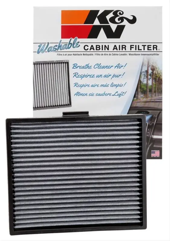 K&N Vf2014 Cabin Air Filter – Washable, Reusable Filtration System 1