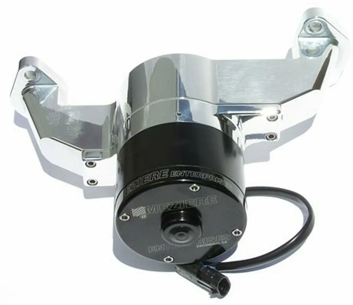Polished Small-Block Chevrolet Electric Water Pump – Mzwp101U 1