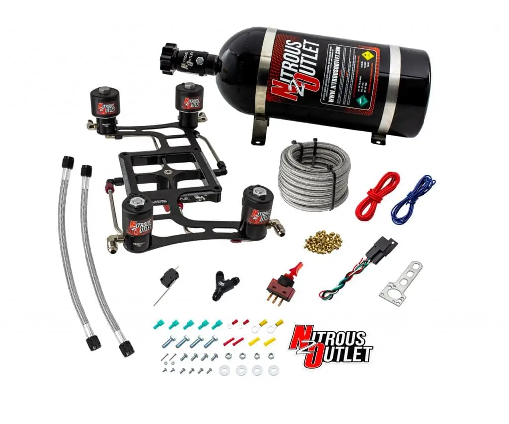 Nitrous Outlet 00-10640-Gen3-10 Gen3 Nitrous System – 100 Hp Single-Stage 1